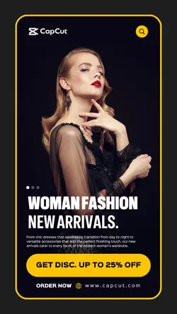Woman Fashion New Arrivals Promotion Instagram Story