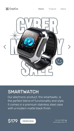 Cyber Monday Sale Tiktok Post
