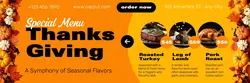 Thanksgiving Special Menu Twitter Header