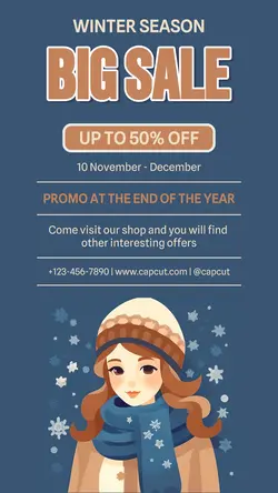 Fashion Winter Sale Instagram Story