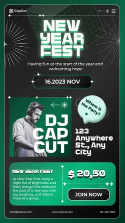 New Year Green Festival Promotion TikTok