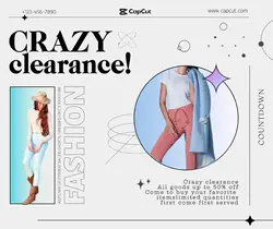 Clothing & Shoes Clothes Sale Promotion Redesign