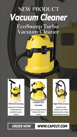 Electronics Vacuum Cleaner Instagram Story Minimalist