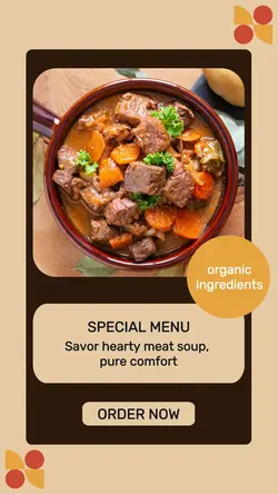 food promotion special menu IG Story