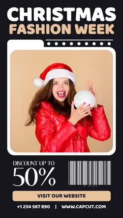 Christmas Fashion Week Instagram Story