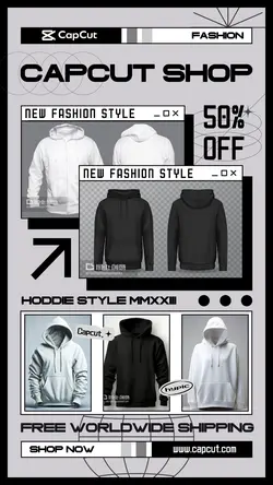 Fashion 5 Multi Image Product Display Instagram Story Grey