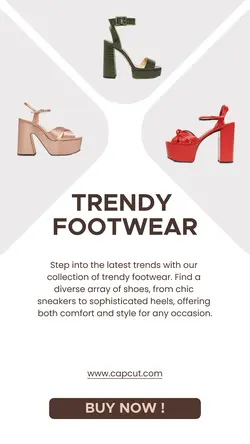 Fashion Industry - Trendy Footwear Instagram Story