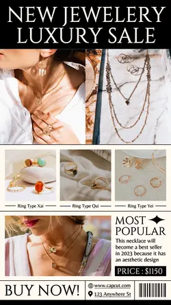 6 Multi-product Image New Jewelry Luxury Sale Product Display