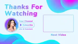Non-marketing YouTube End Screen