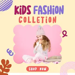 Kids Fashion Promotion Instagram Post