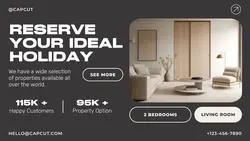 Business Rent Room Holiday Product Display Twitter Post