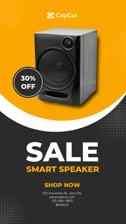 Electronic Speaker Sale Instagram Story