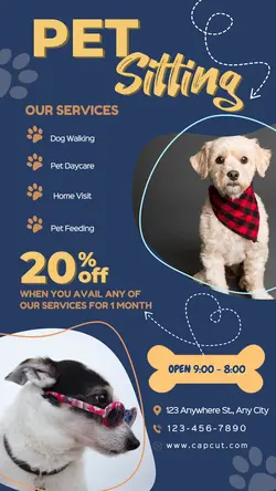 PET SITTING - SALE PROMOTION