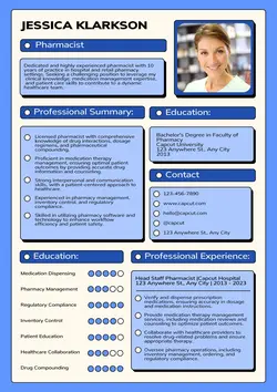 Business Resume Pharmacist