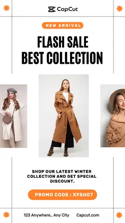 Fashion Flash Sale Product Display Instagram Story