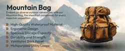 E-commerce Detail Page Fashion Mountain Bag