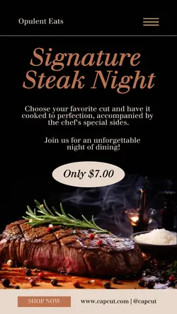 Dinner Food Promotion Instagram Story