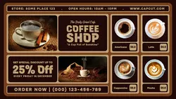 coffee shop menu twitter post