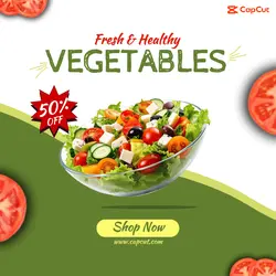 Fresh & Healthy Promotions Instagram Post