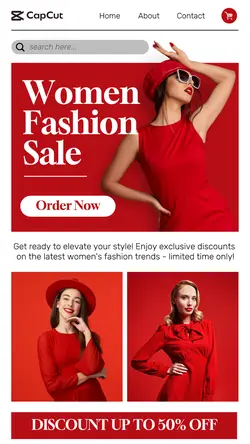 Women Fashion Sale Promotion Instagram Story