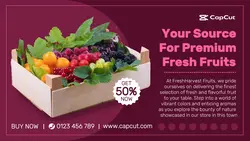 Food And Beverage Premium Fresh Fruit Display