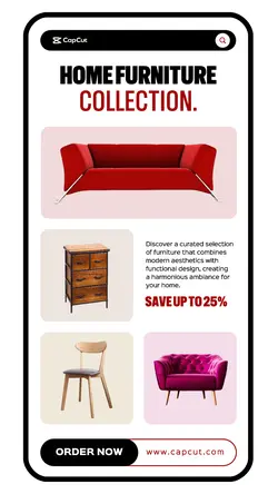 4 Multi-product Image + Household Promotion UI Style Story