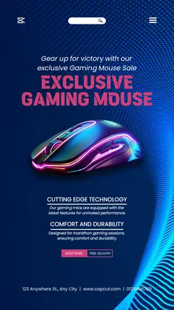 Electronic Gaming Mouse Sale Instagram Story