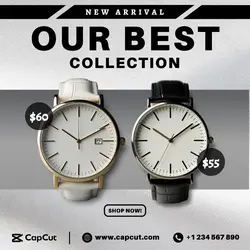 Fashion Industry Promotion of Classic Watch Instagram Post Minimalist