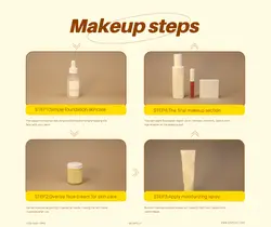 Beauty Makeup Facial cleanser show Simplicity