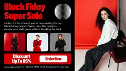Black Friday Promotion Facebook Cover