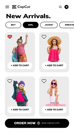 4 Multi-product Image + Children's Clothes Product Display