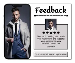 Fashion Industry Feedback Facebook Post