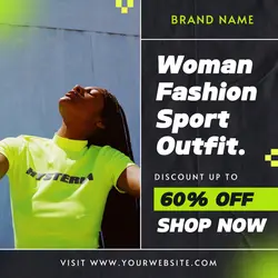 Woman Sport Outfit Sale Instagram Post
