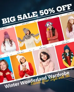 Winter Fashion Promotion Instagram Post