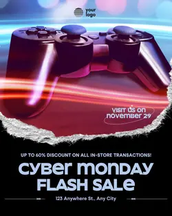 Cyber Monday Flash Sale for Instagram Feed