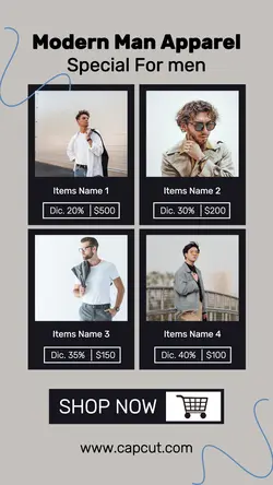 Modern Fashion Promotion - Black Aesthetic