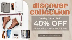 Fashion Clothing Sale Twitter Post