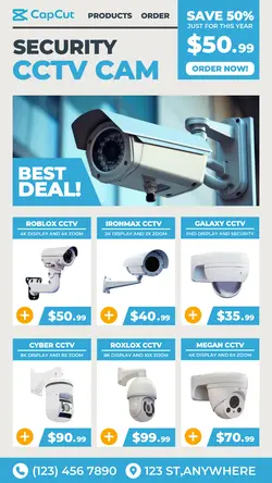 Technology CCTV product promotionInstastory