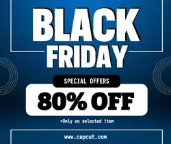Black Friday Promotion Facebook Post