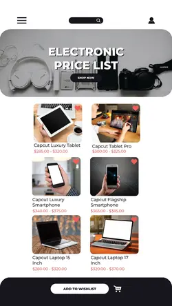 Electronic Pricelist Instagram Story