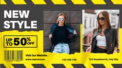 New Style fashion Industry Twitter Post