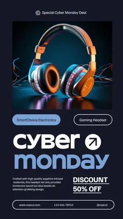 Cyber Monday Sale Tiktok Post