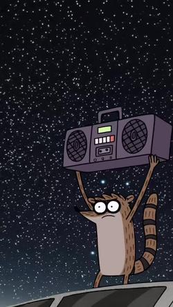 Recut | Rigby Boombox meme