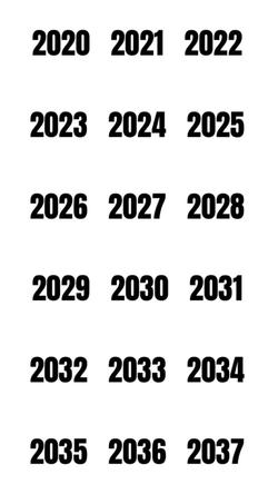 Recut | 2020 - 2037 