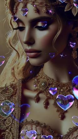 Recut | Hearts purple 