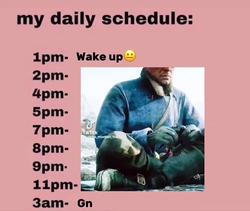 Recut | My daily schedule