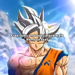 Goku Walk animation