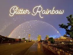 NEW GLITTER RAINBOW