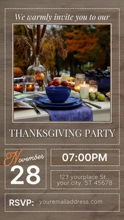 Event invitations🍂