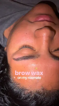 Eyebrow wax